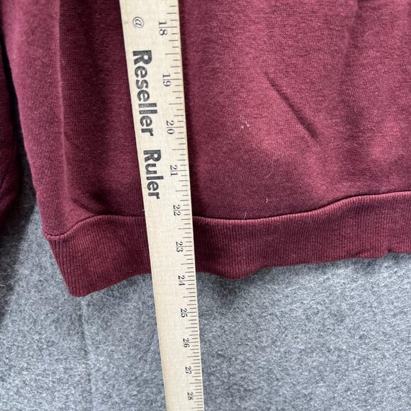 Harvard Sweater Women Medium Burgundy Pullover Crewneck Tuliex Vintage 80s - Picture 8 of 13